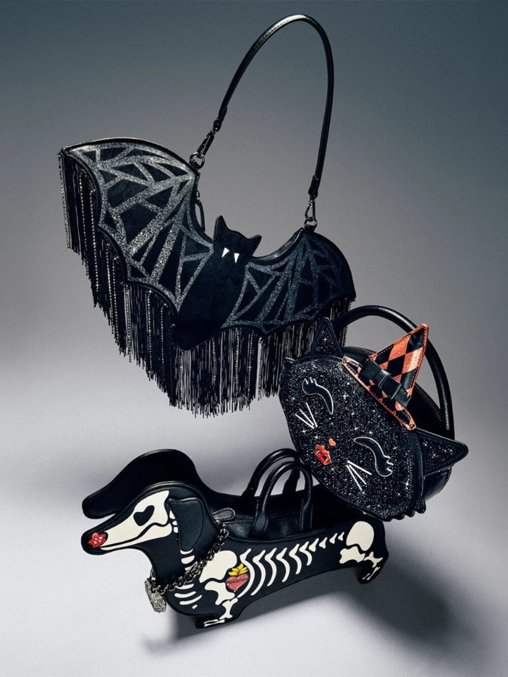 Betsey Johnson Kitch Weenie & The Beast Dachshund Doxie Crossbody Bag NWT 2026 - Picture 12 of 16